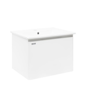 Koupelnová skříňka s umyvadlem Naturel Ancona 60x45x46 cm bílá ANCONA260DVB